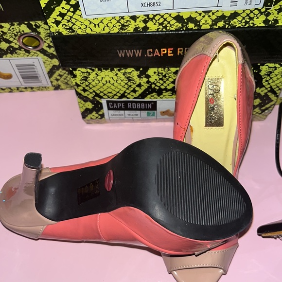 Two toned platform heels - Picture 3 of 6